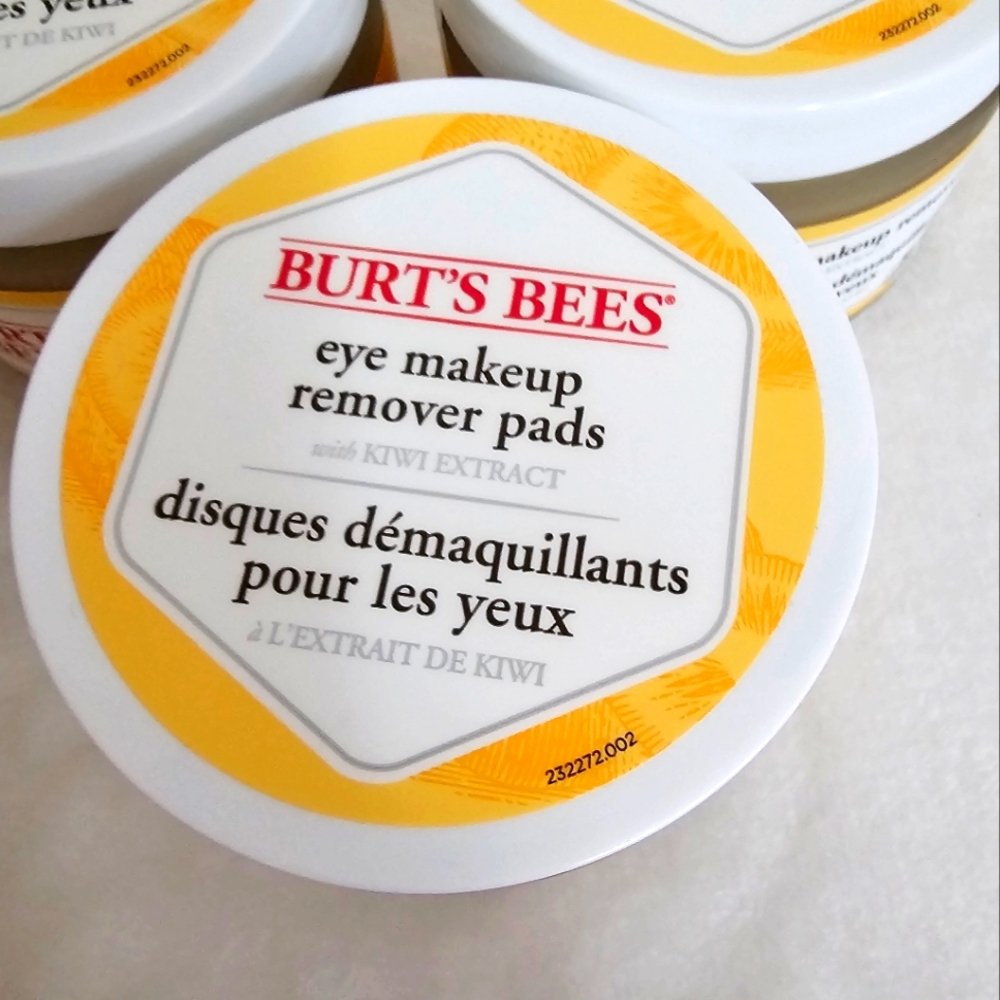 Burts Bees Waterproof Eye Makeup Remover With Kiwi Extract New Sealed 3 35 Pads - Picture 5 of 6
